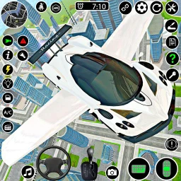 Icône de Flying Car Game driving