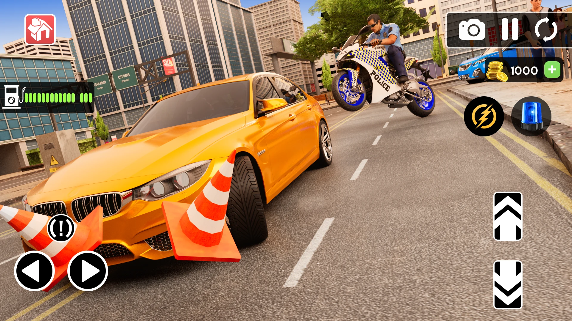 Motorbike 3D: Police Bike Game screenshot
